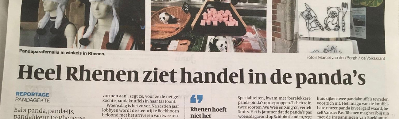 Placemats met panda's voor Pandamania